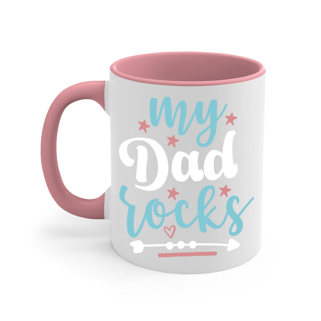 my dad rocks 82#- fathers day-Mug / Coffee Cup