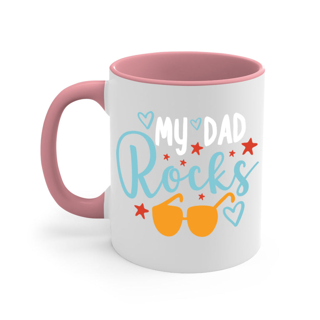 my dad rocks 83#- fathers day-Mug / Coffee Cup