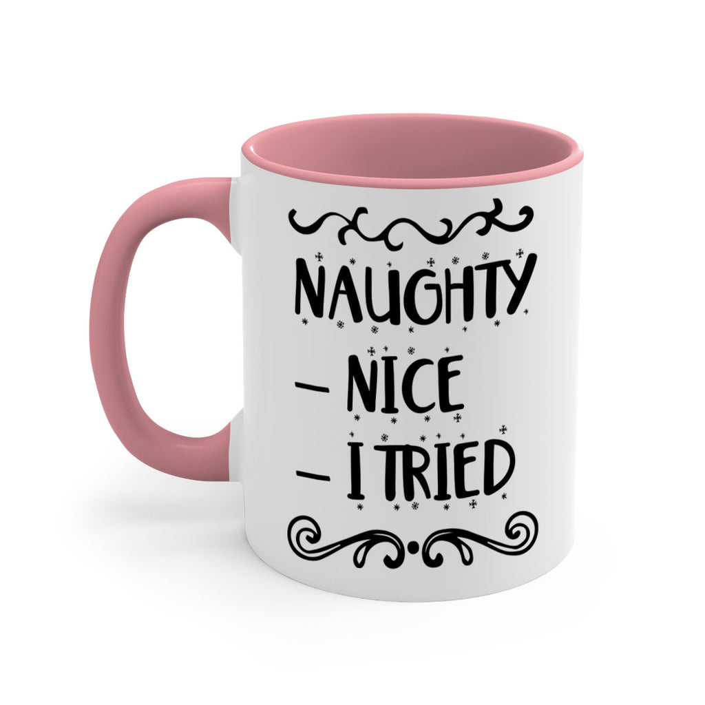 naughty nice i tried style 534#- christmas-Mug / Coffee Cup