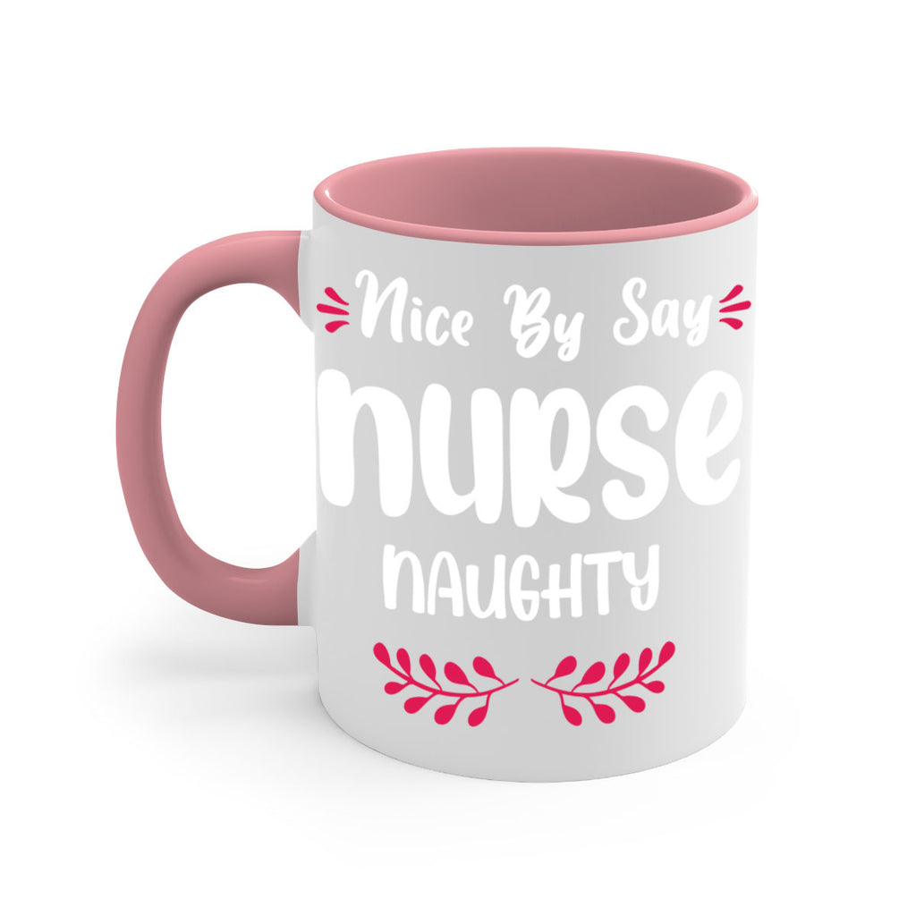 nice by say nurse naughty style 539#- christmas-Mug / Coffee Cup