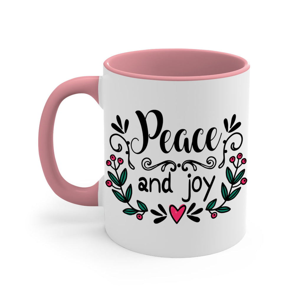 peace and joy style 582#- christmas-Mug / Coffee Cup
