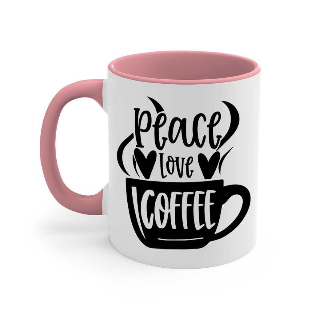 peace love coffee 48#- coffee-Mug / Coffee Cup