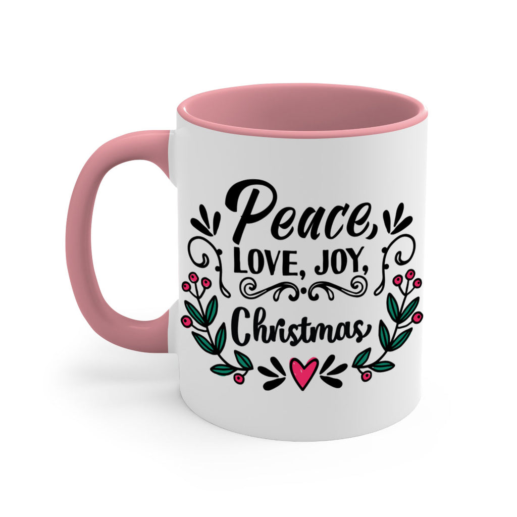 peace, love, joy, christmas style 587#- christmas-Mug / Coffee Cup