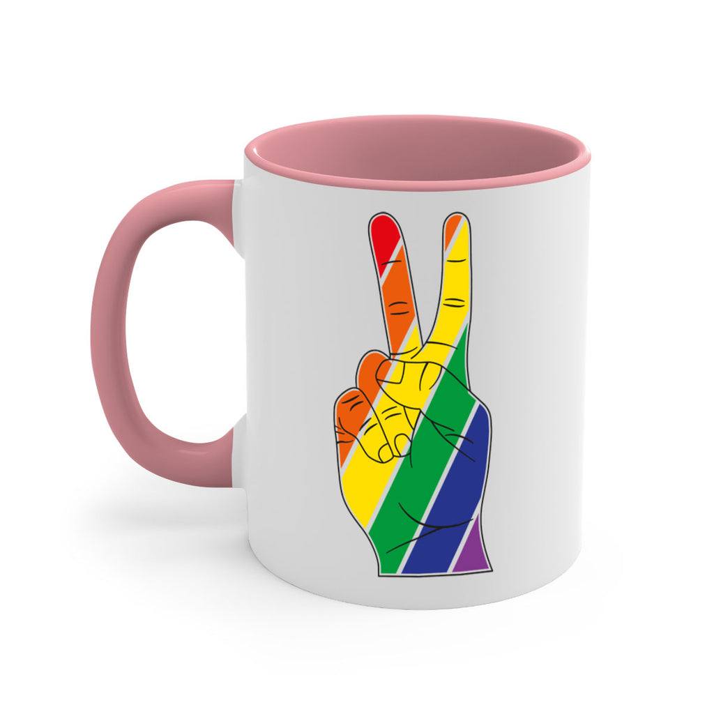 peacehand 72#- lgbt-Mug / Coffee Cup