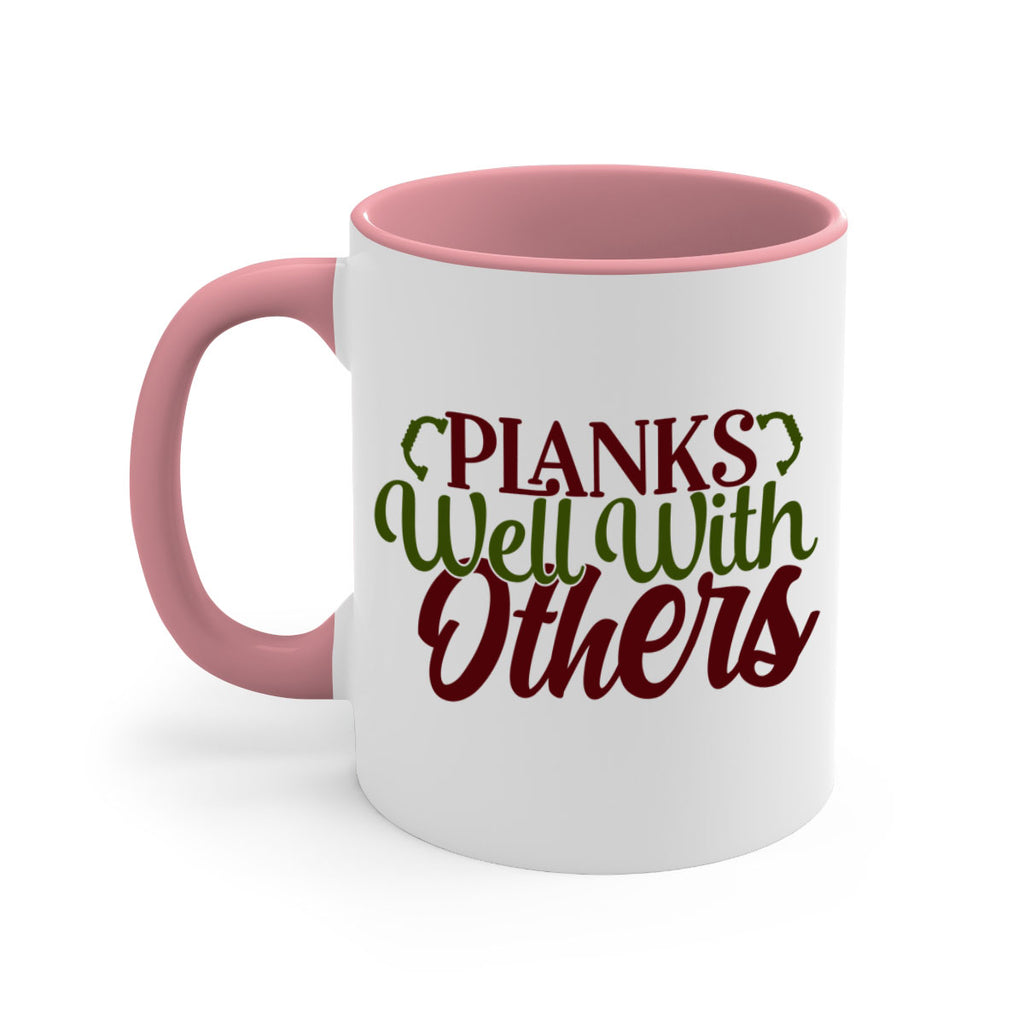 planks well with others 25#- gym-Mug / Coffee Cup