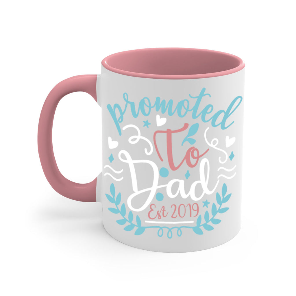 promoted to dad est 10#- fathers day-Mug / Coffee Cup