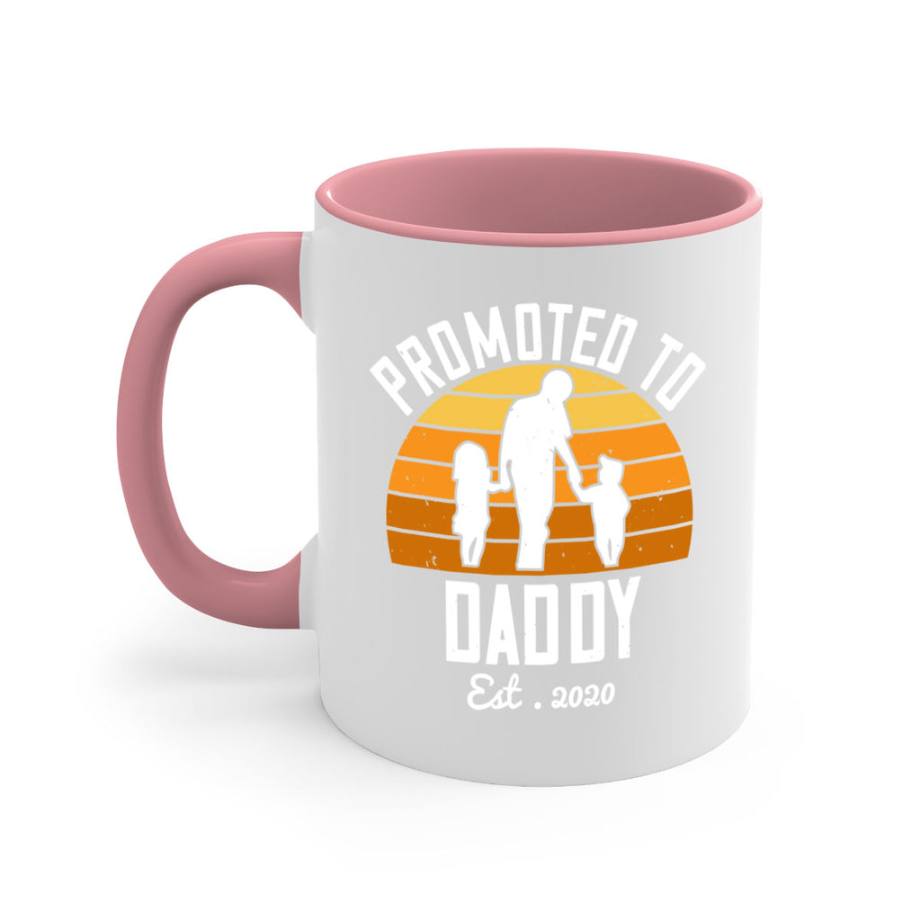 promoted to daddy est 187#- fathers day-Mug / Coffee Cup