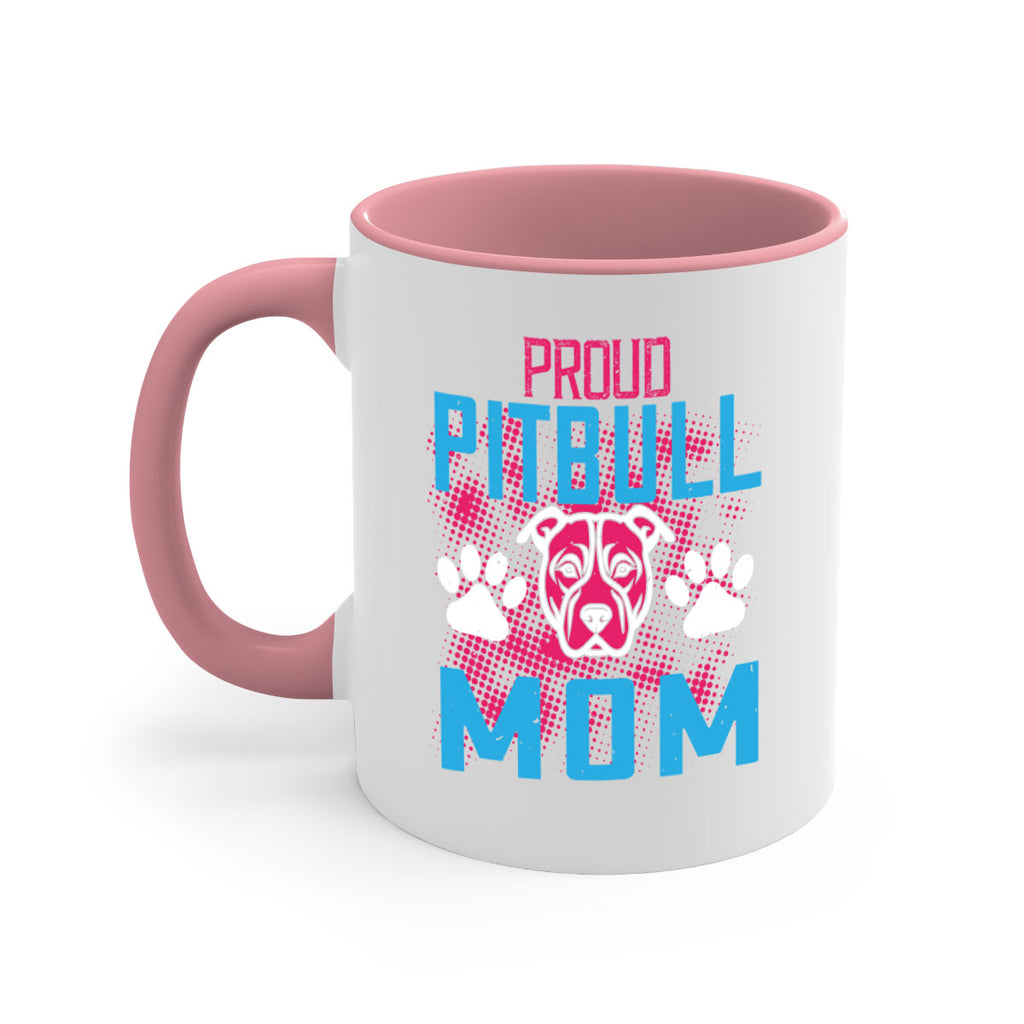 proud pitbull mom 70#- mom-Mug / Coffee Cup
