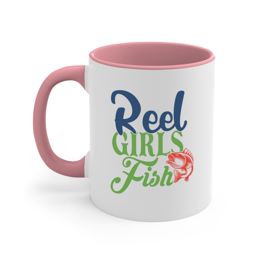reel girls fish 199#- fishing-Mug / Coffee Cup