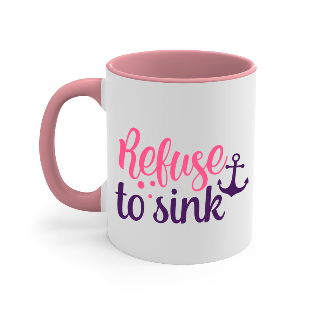 refuse to sink Style 4#- breast cancer-Mug / Coffee Cup