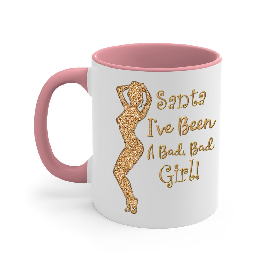 santa ive been a bad girl gold 448#- christmas-Mug / Coffee Cup