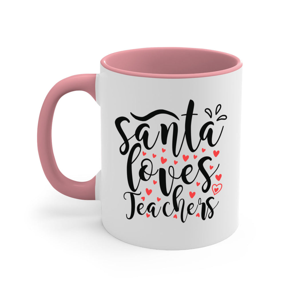 santa loves teachers 23#- christmas-Mug / Coffee Cup