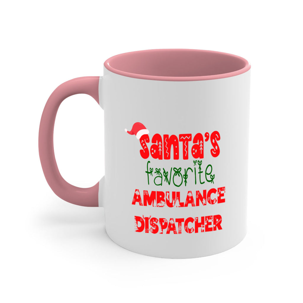 santas favorite ambulance dispatcher style 636#- christmas-Mug / Coffee Cup