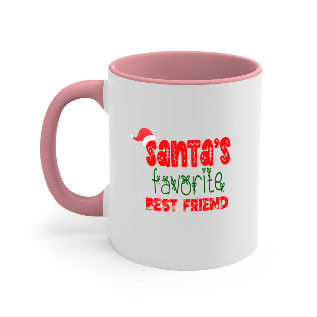 santas favorite best friend style 679#- christmas-Mug / Coffee Cup