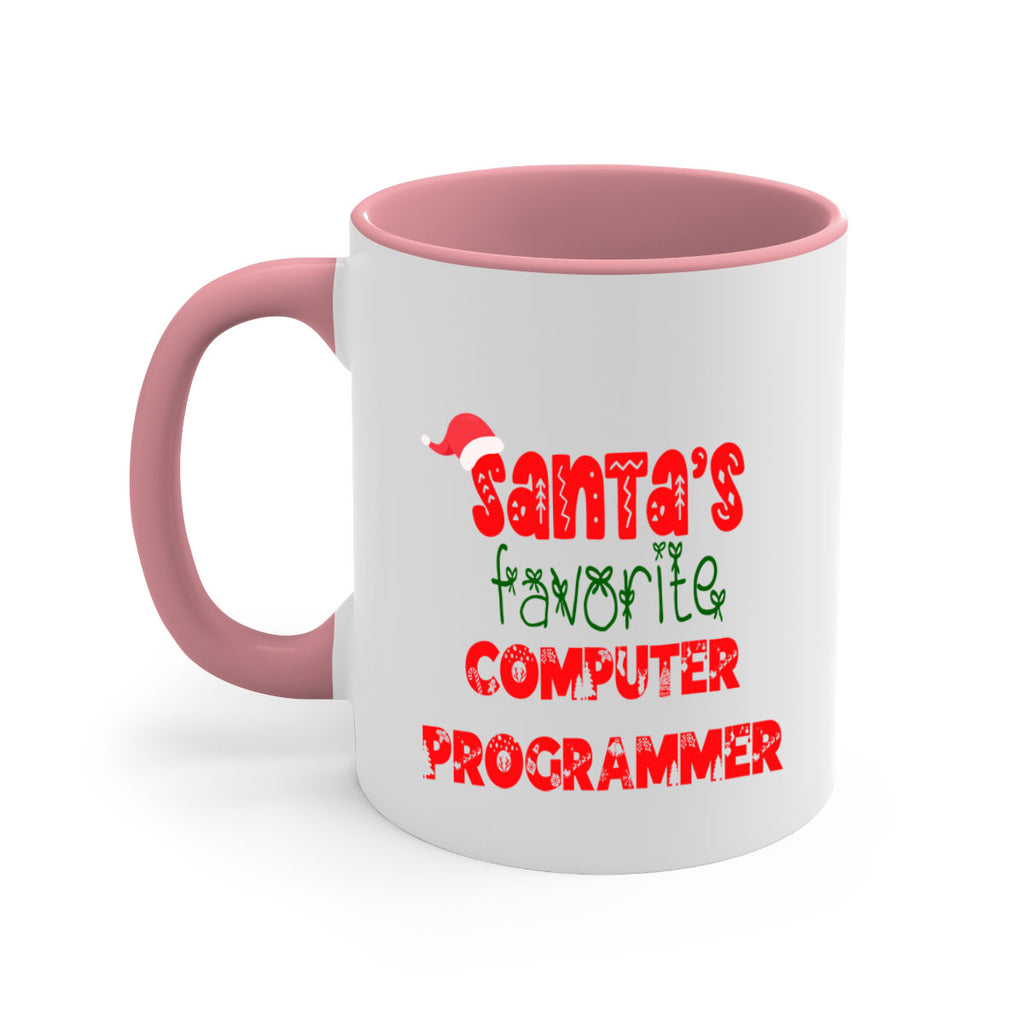 santas favorite computer programmer style 731#- christmas-Mug / Coffee Cup