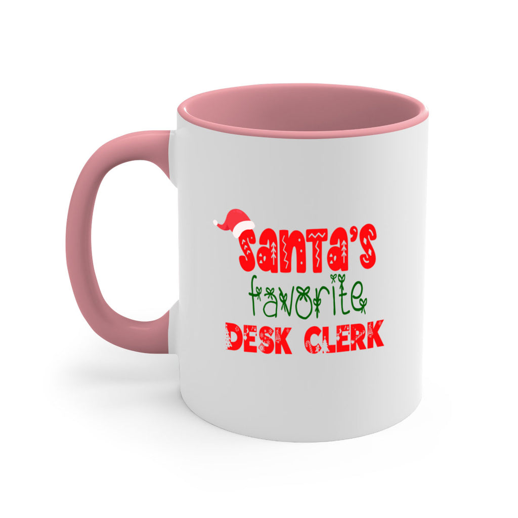 santas favorite desk clerk style 778#- christmas-Mug / Coffee Cup