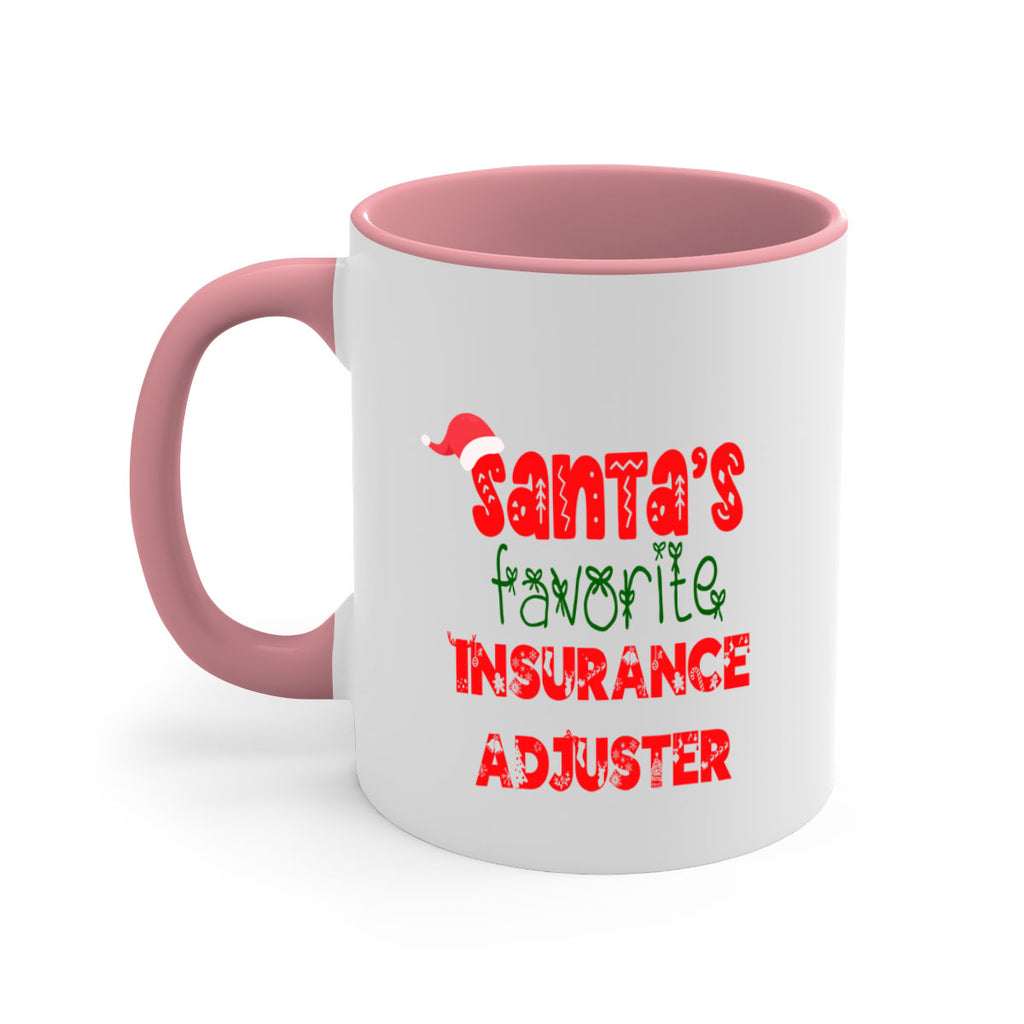 santas favorite insurance adjuster style 891#- christmas-Mug / Coffee Cup