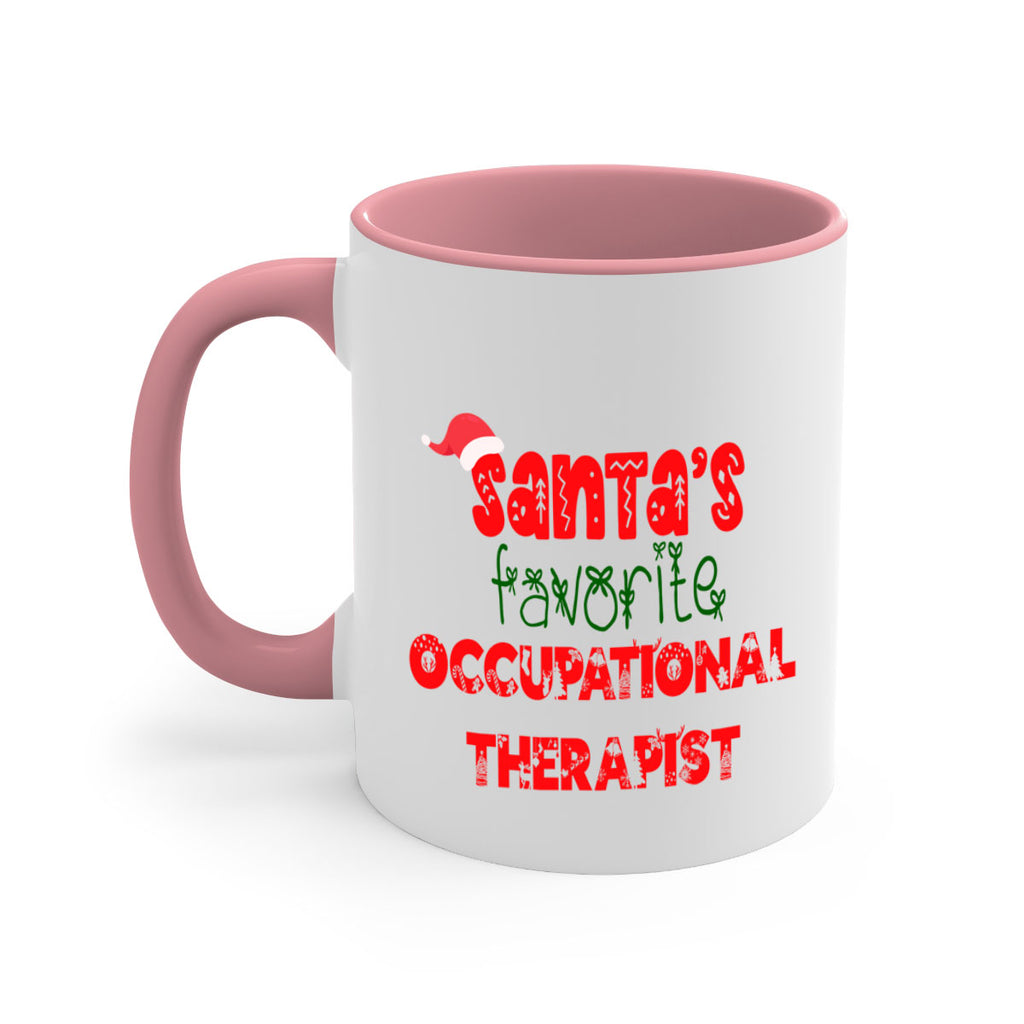 santas favorite occupational therapist style 983#- christmas-Mug / Coffee Cup