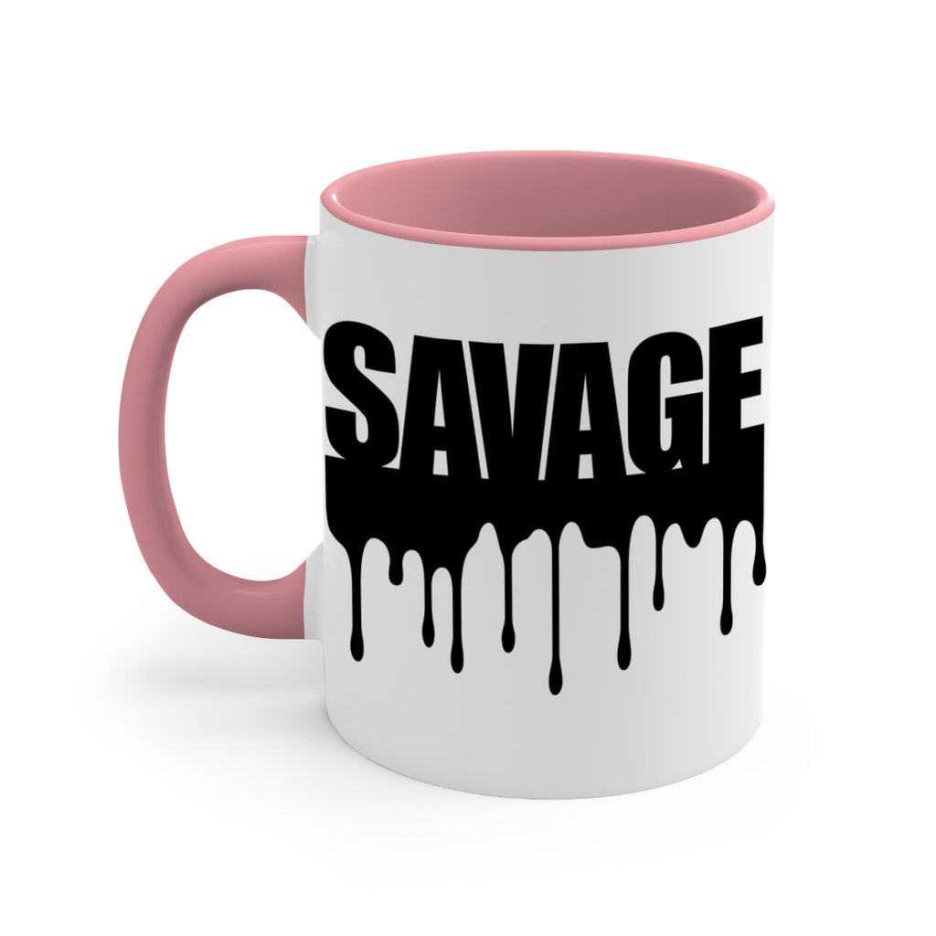 savage drip 41#- black words - phrases-Mug / Coffee Cup