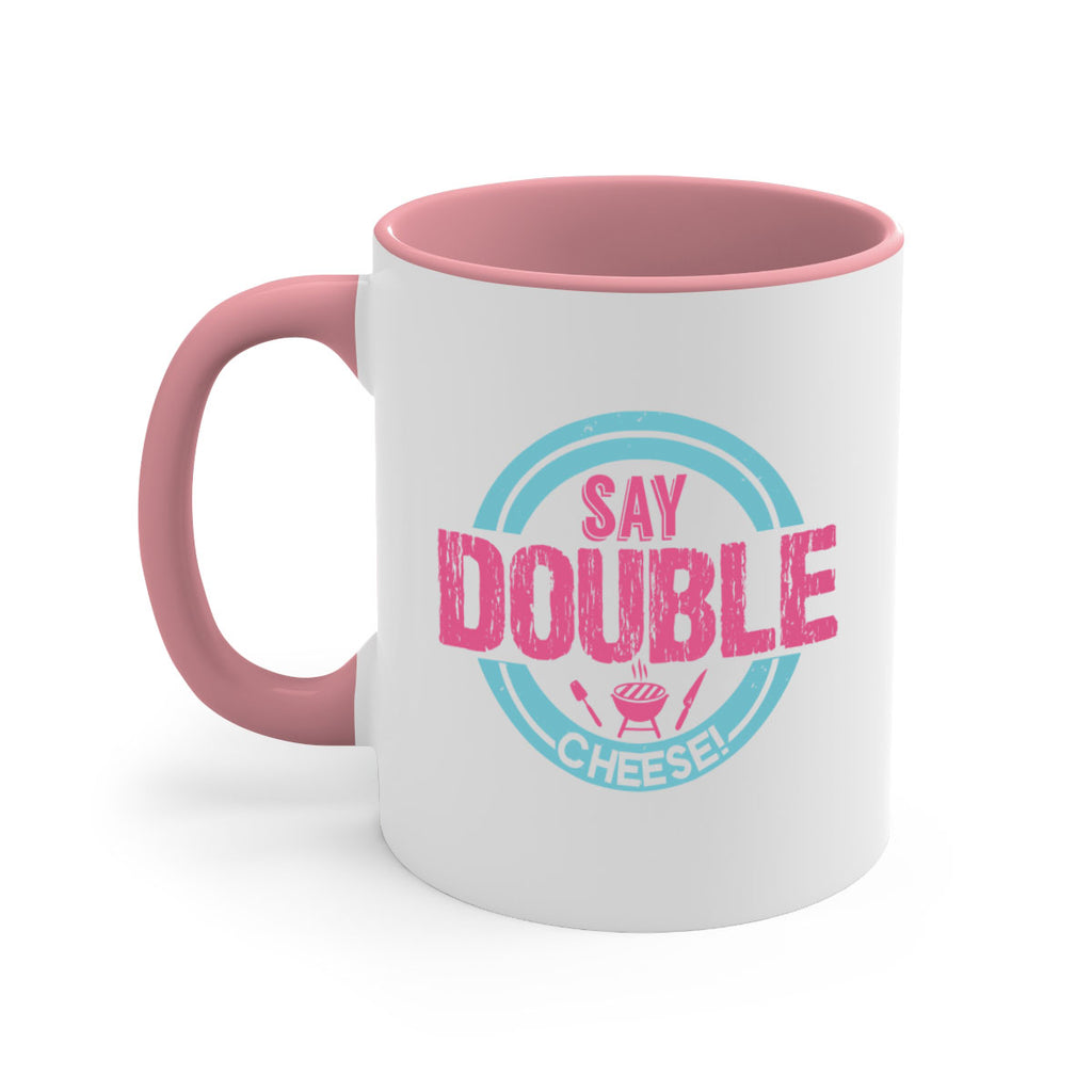 say double cheese 14#- bbq-Mug / Coffee Cup