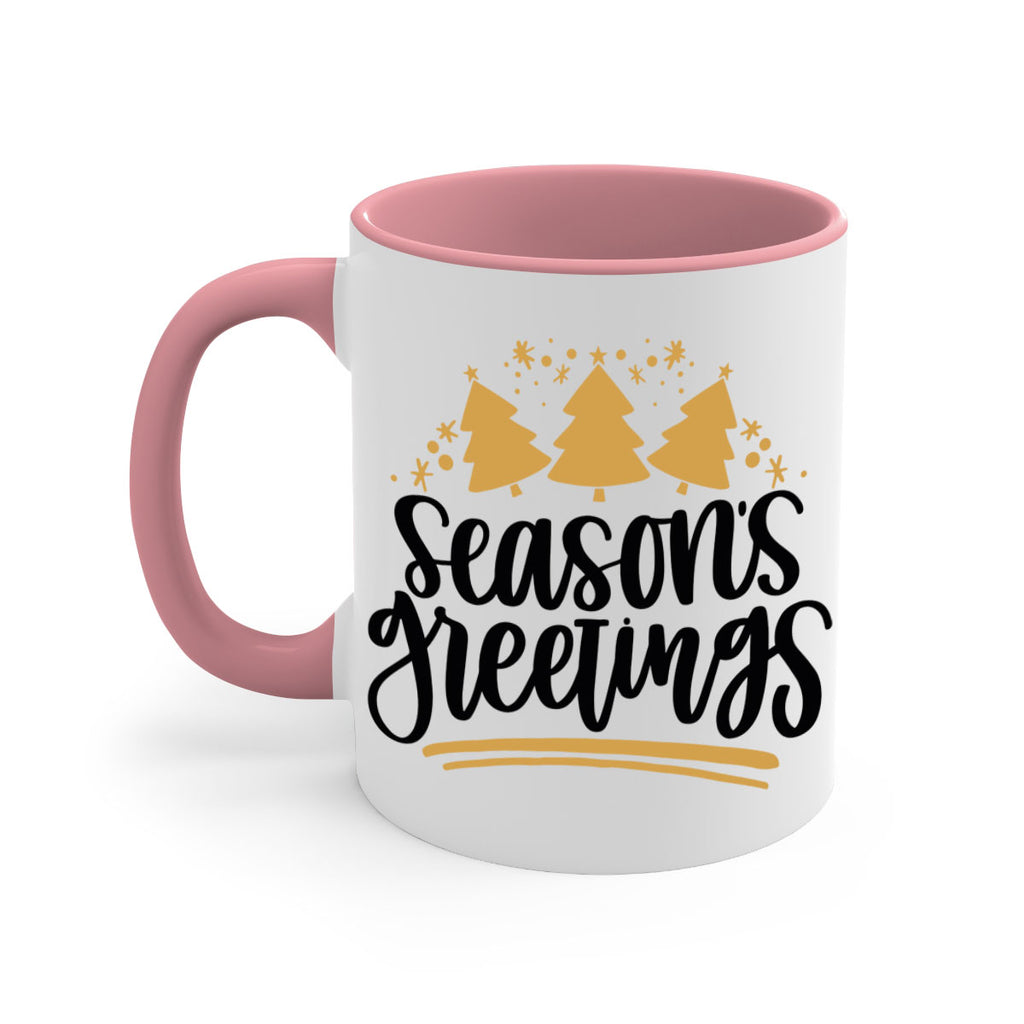 season greetings gold 51#- christmas-Mug / Coffee Cup