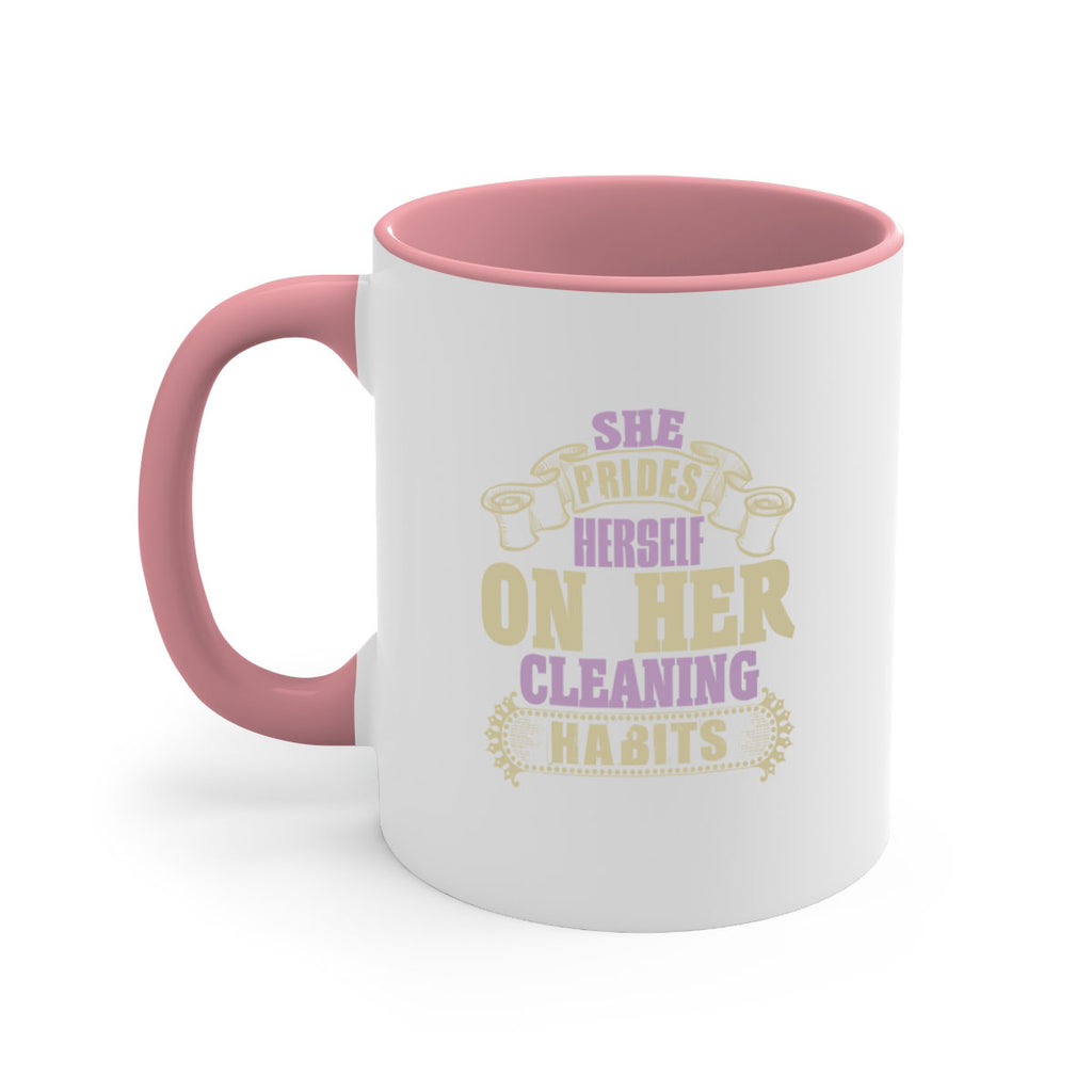 she prides hereself on her cleaning habits Style 14#- cleaner-Mug / Coffee Cup