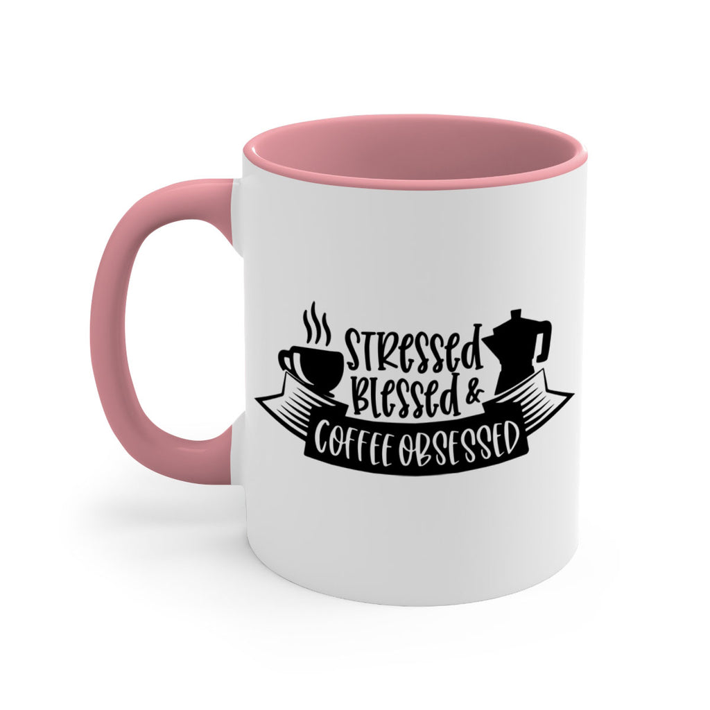 stressed blessed coffee obsessed 27#- coffee-Mug / Coffee Cup