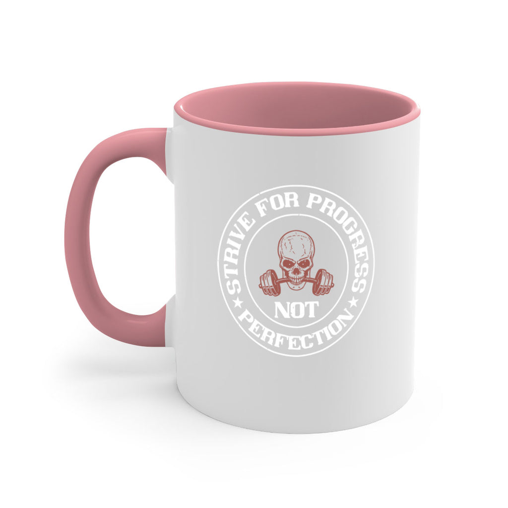 strive for progress not perfection 72#- gym-Mug / Coffee Cup