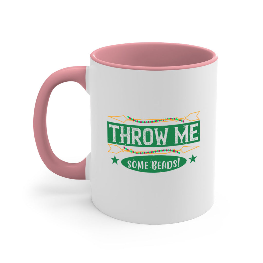 throw me some beads 34#- mardi gras-Mug / Coffee Cup