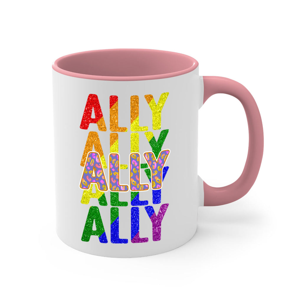 Ally Lgbt Pride Rainbow Flag Ally Png 22#- lgbt-Mug / Coffee Cup