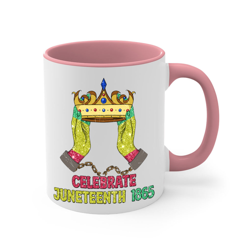 Celebrate Juneteenth 1865 Crown Designs 2#- juneteenth-Mug / Coffee Cup