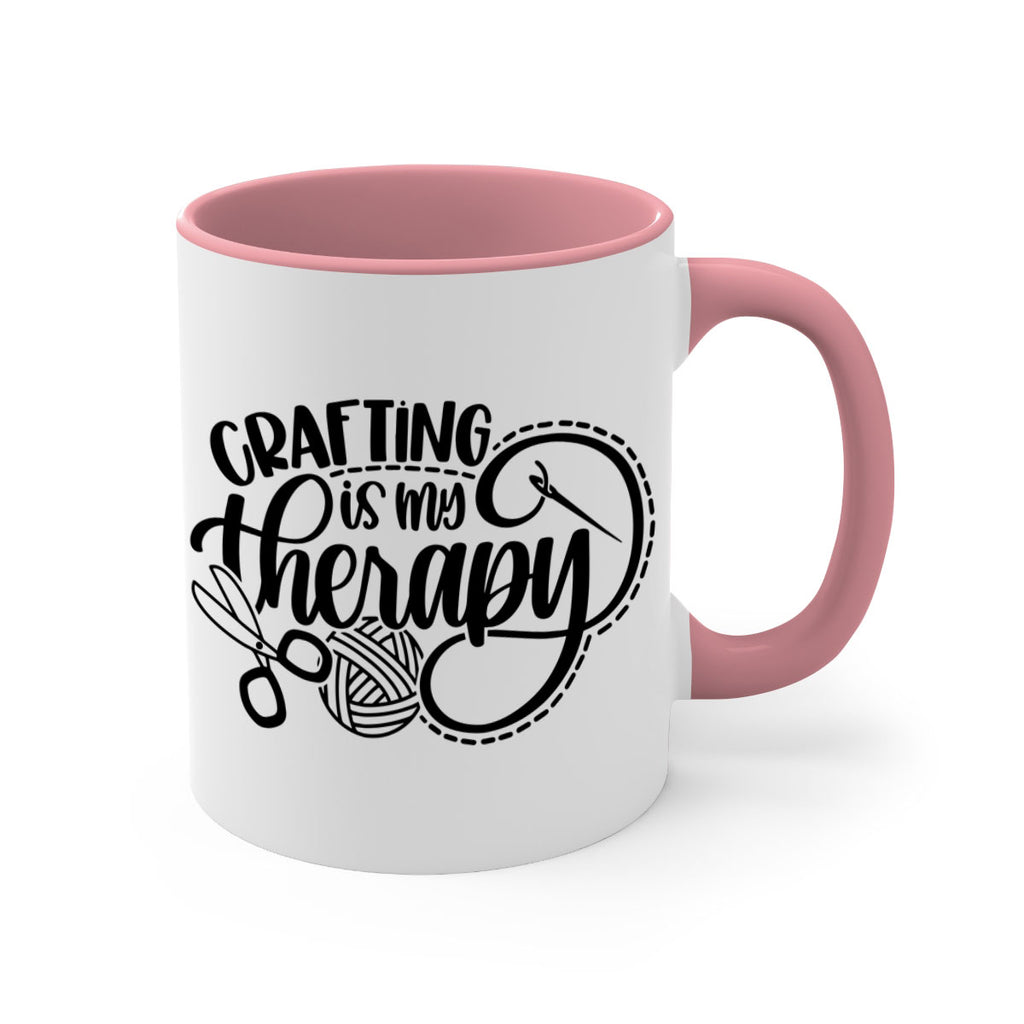 Crafting Is My Therapy 34#- crafting-Mug / Coffee Cup