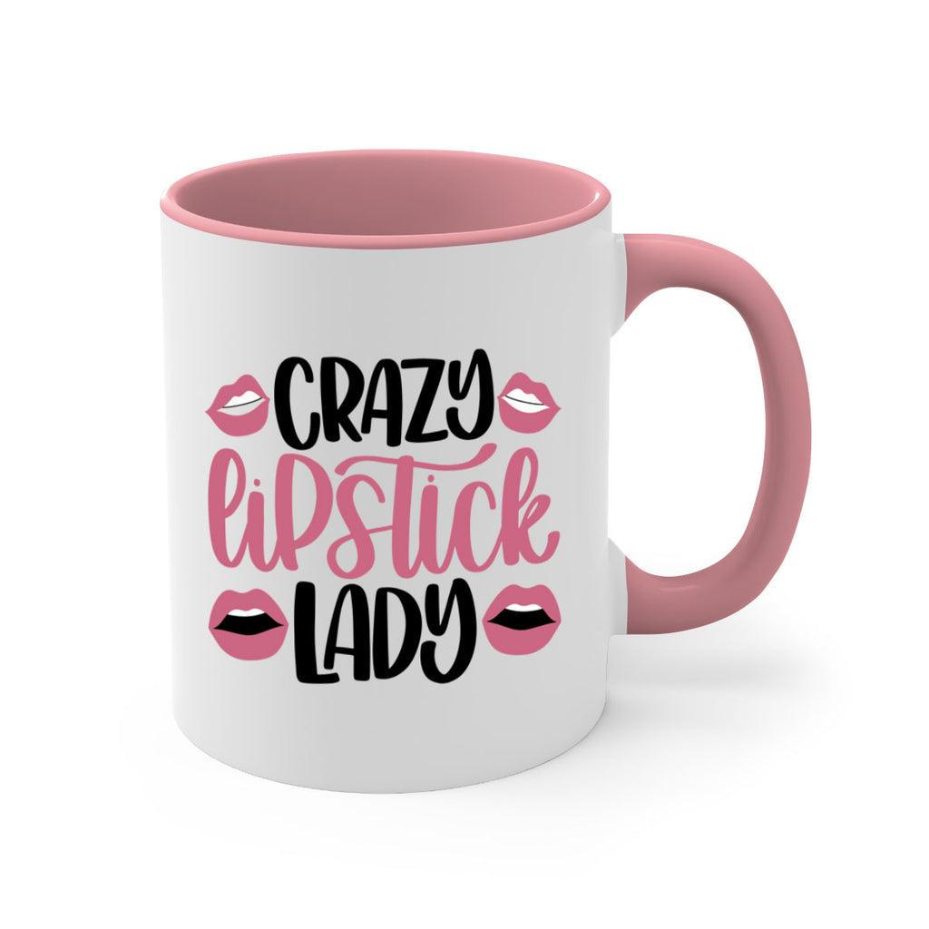 Crazy Lipstick Lady Style 107#- makeup-Mug / Coffee Cup