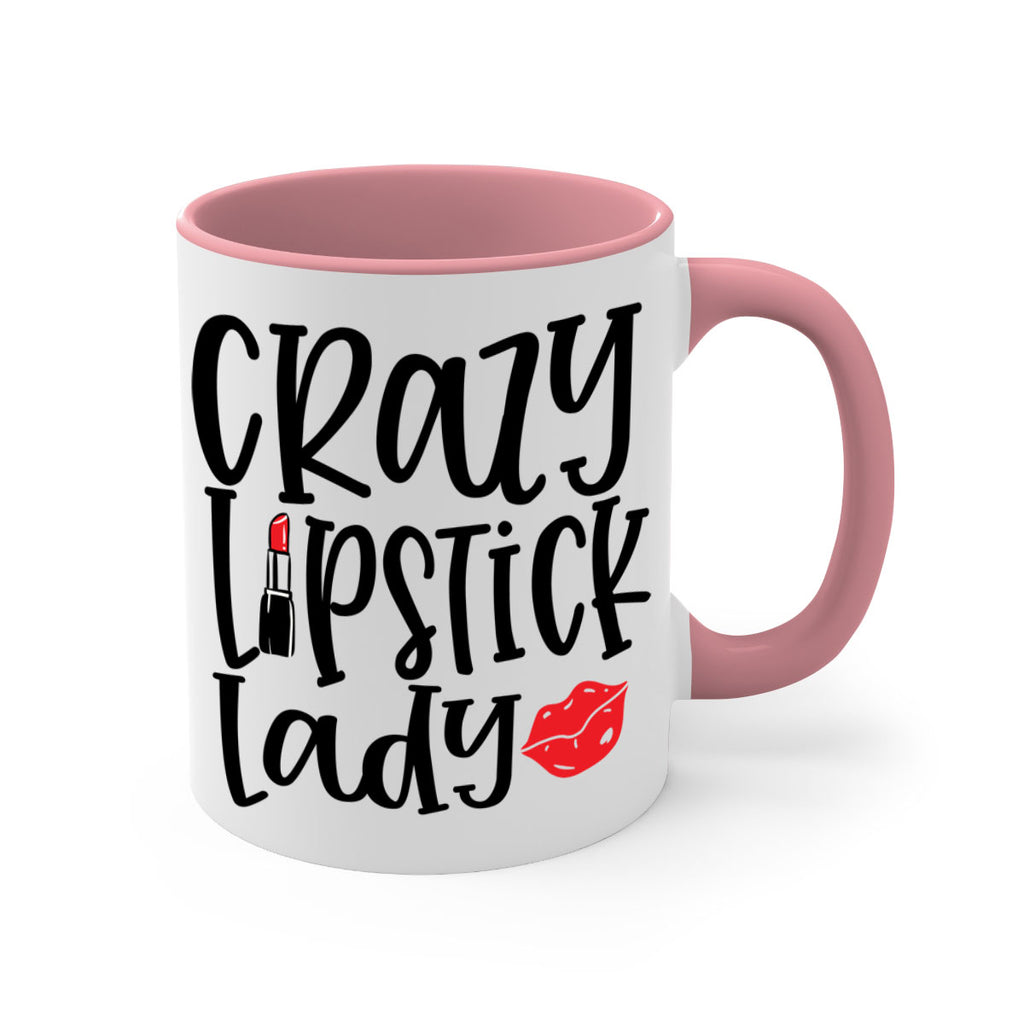 Crazy Lipstick Lady Style 240#- makeup-Mug / Coffee Cup