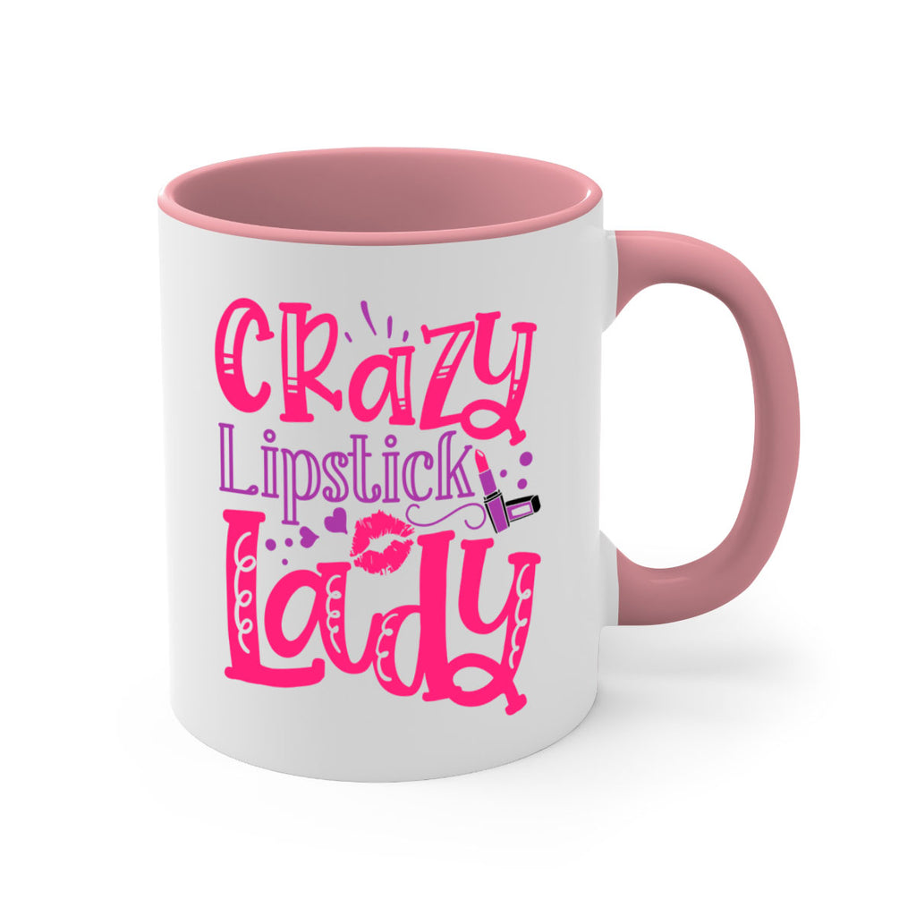 Crazy Lipstick Lady Style 241#- makeup-Mug / Coffee Cup