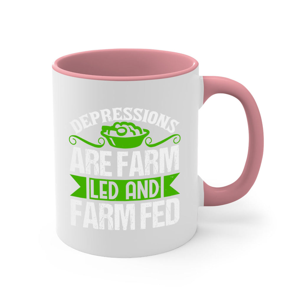 Depression are farm led and farmed 25#- Farm and garden-Mug / Coffee Cup