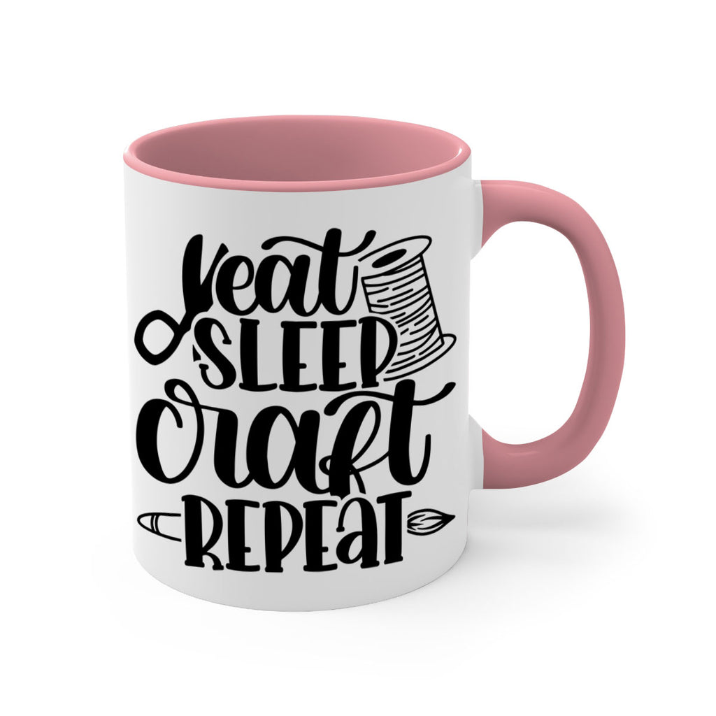 Eat Sleep Craft Repeat 29#- crafting-Mug / Coffee Cup