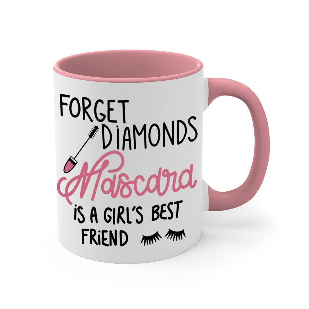 Forget Diamonds Mascara is a Girls Best Friend Style 100#- makeup-Mug / Coffee Cup