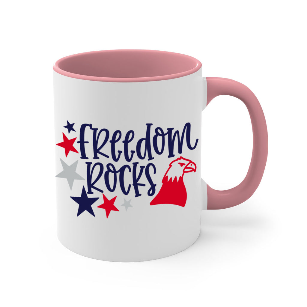 Freedom Rocks Style 148#- 4th Of July-Mug / Coffee Cup