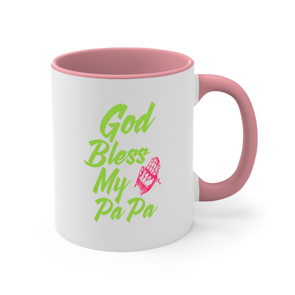 God Bless Papa 107#- grandpa-Mug / Coffee Cup