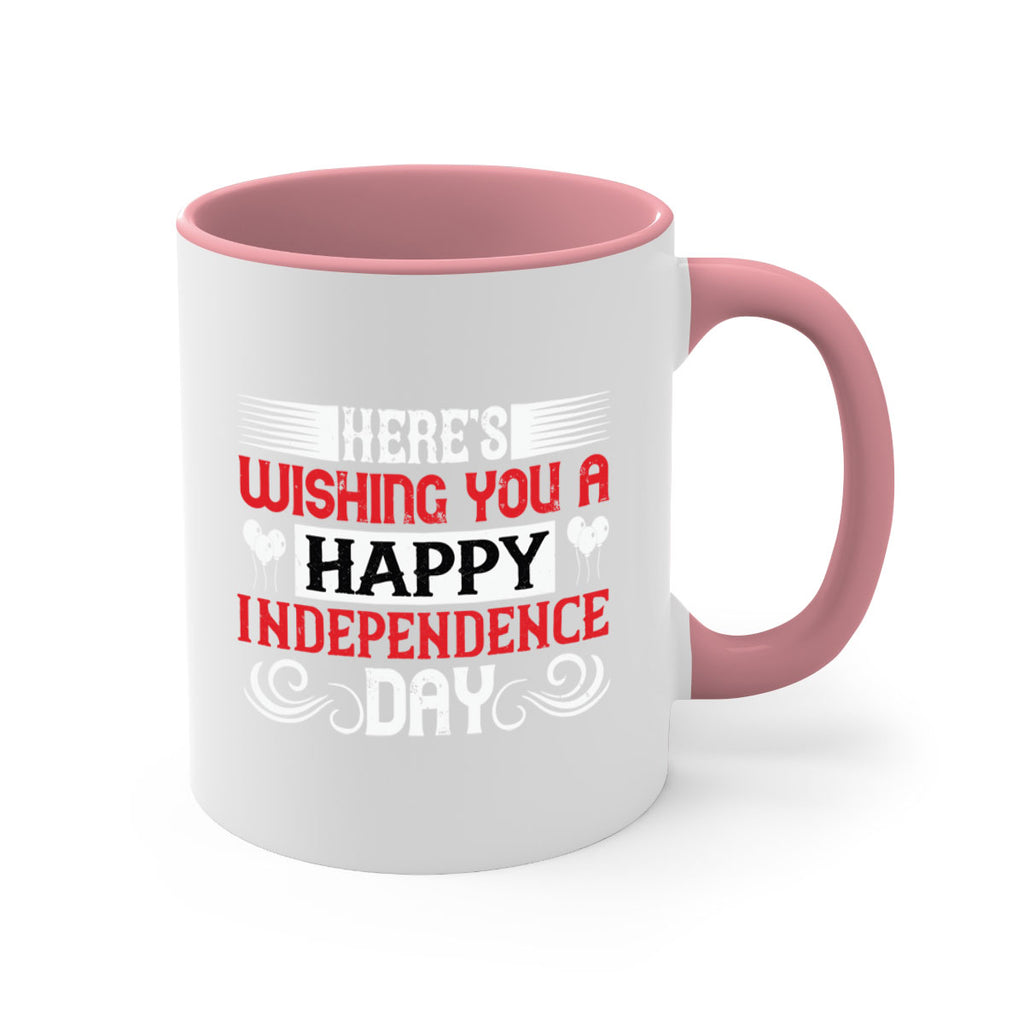 Heres wishing you a happy Independence Day Style 111#- 4th Of July-Mug / Coffee Cup