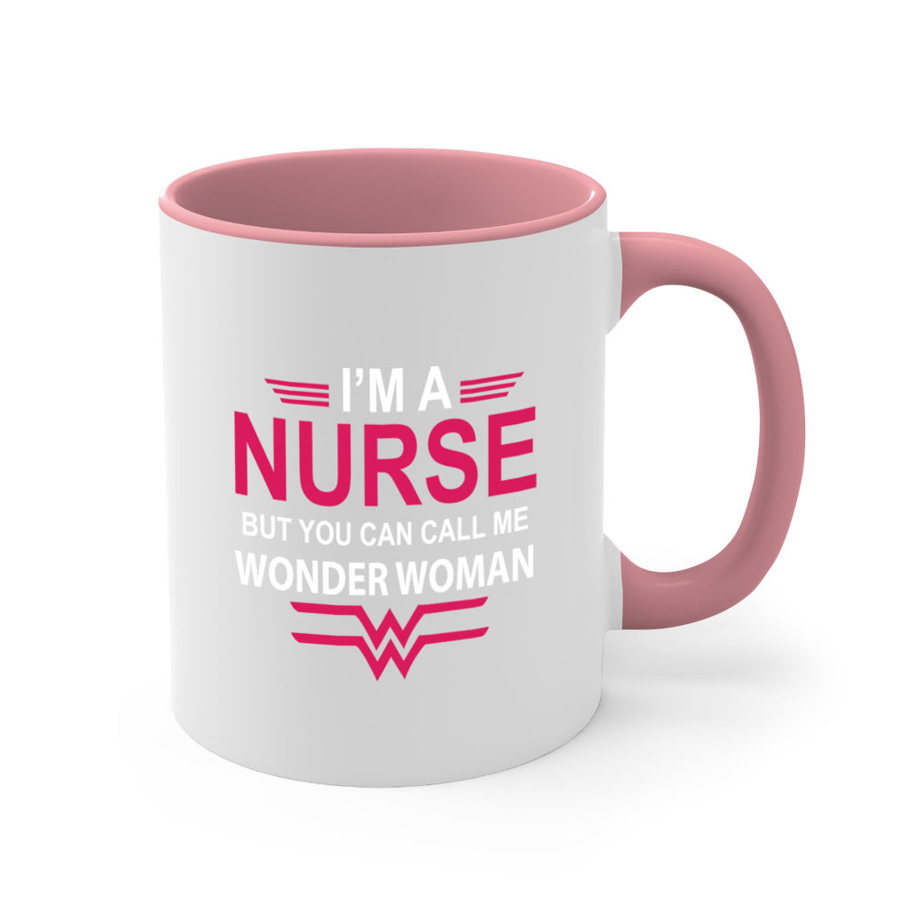 I am nurse but you can call me wonder woman Style 327#- nurse-Mug / Coffee Cup