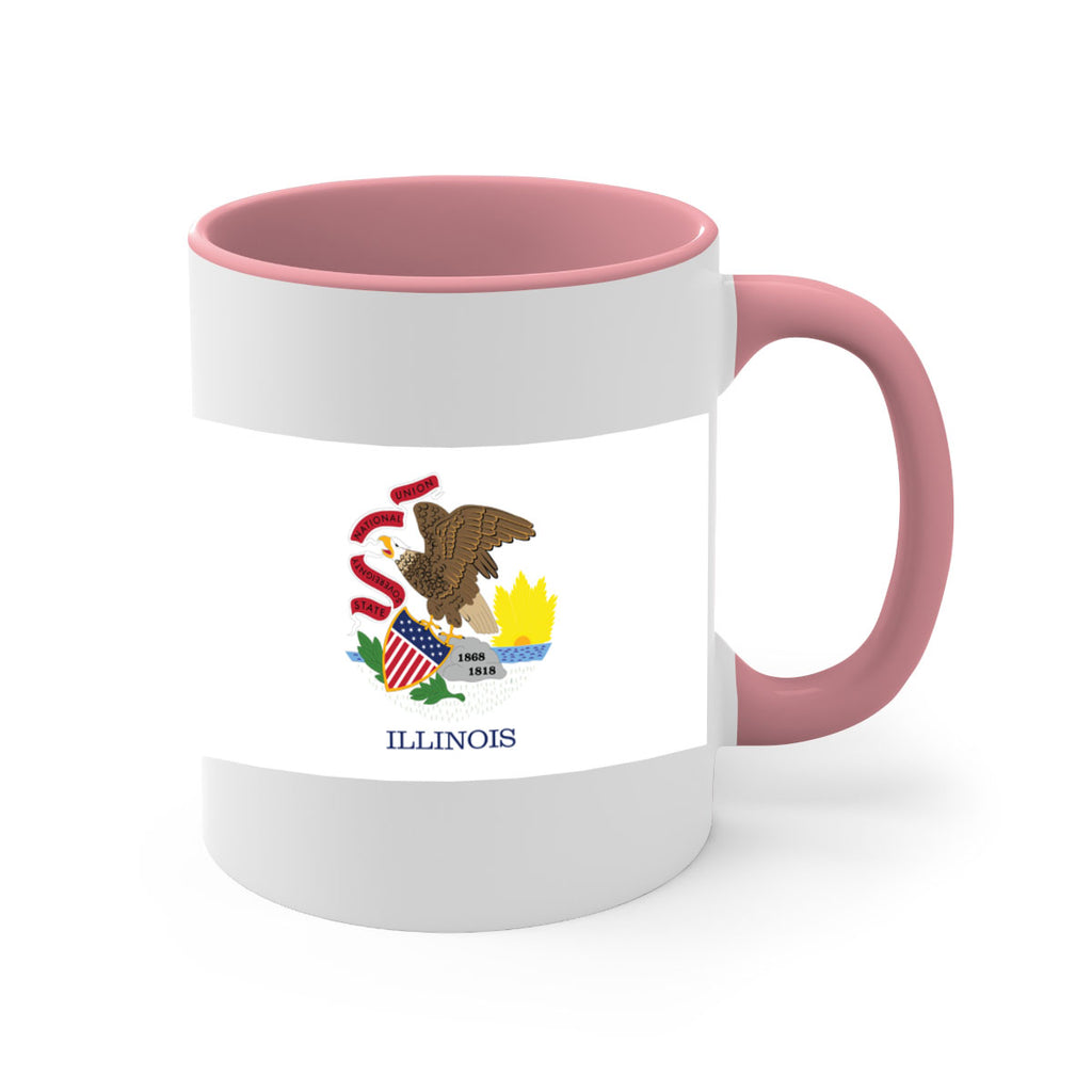 Illinois 39#- Us Flags-Mug / Coffee Cup