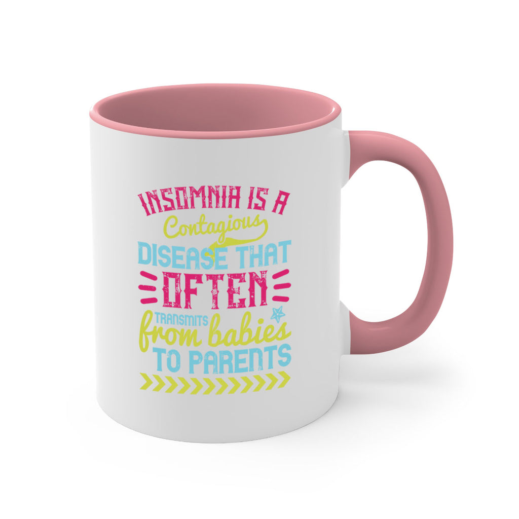 Insomnia is a contagious disease that often transmits from babies to parents Style 115#- baby2-Mug / Coffee Cup