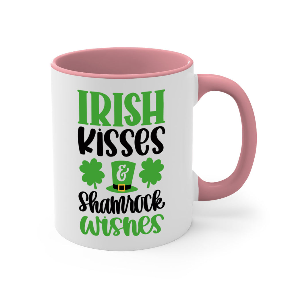 Irish Kisses Shamrock Wishes Style 81#- St Patricks Day-Mug / Coffee Cup