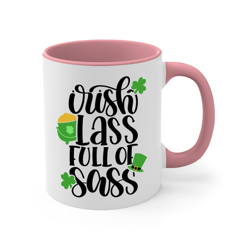 Irish Lass Full Of Sass Style 79#- St Patricks Day-Mug / Coffee Cup