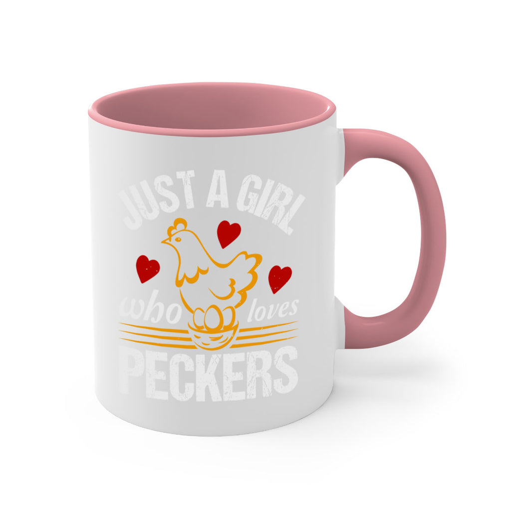Just a girl who loves 46#- Farm and garden-Mug / Coffee Cup