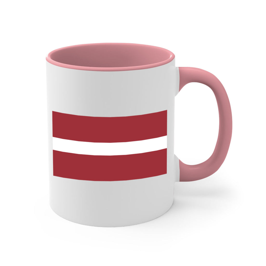 Latvia 104#- world flag-Mug / Coffee Cup