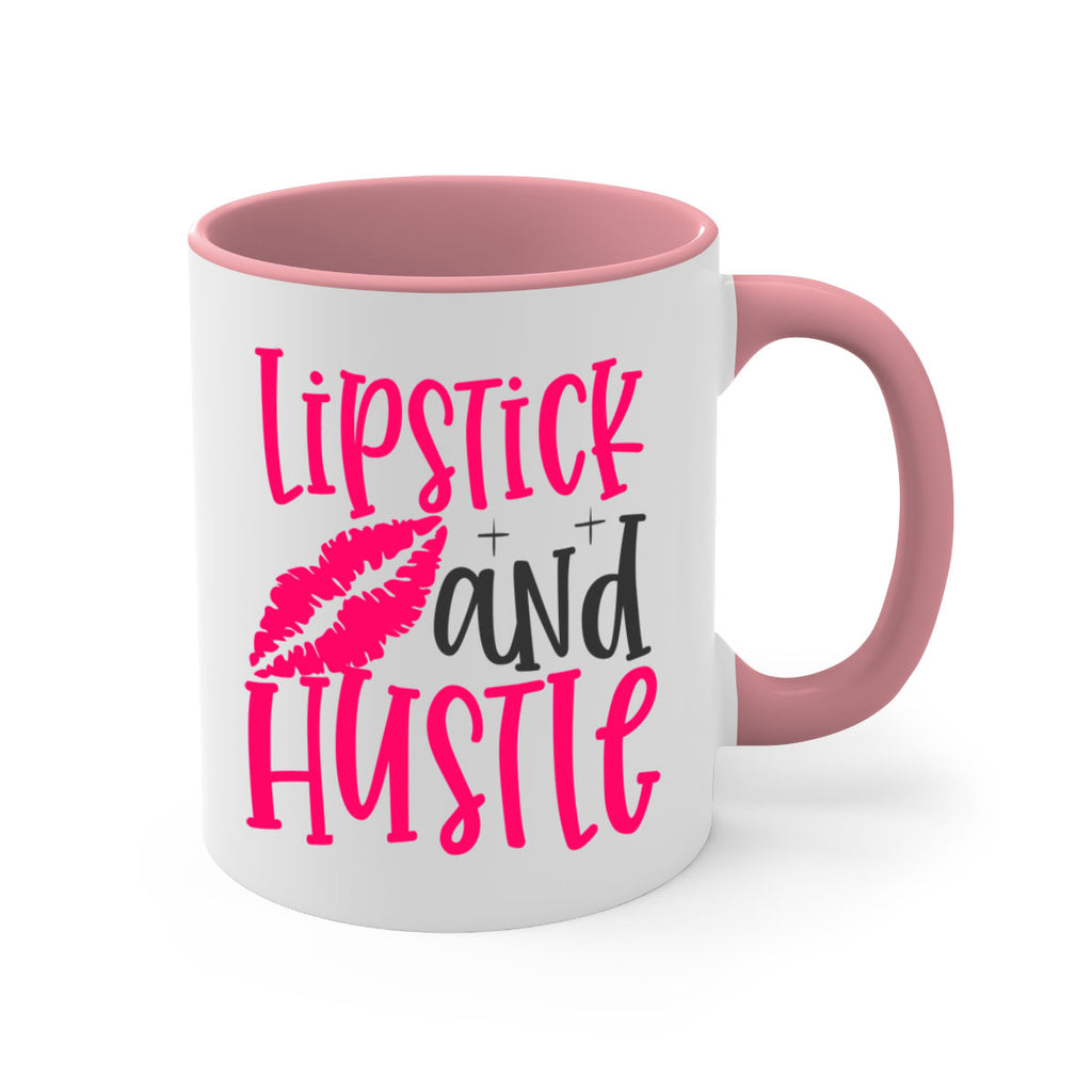 Lipstick and Hustle design Style 230#- makeup-Mug / Coffee Cup