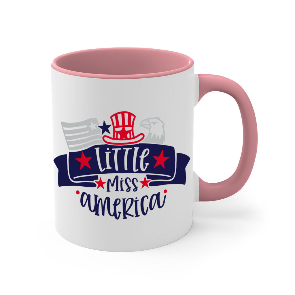 Little Miss America Style 162#- 4th Of July-Mug / Coffee Cup